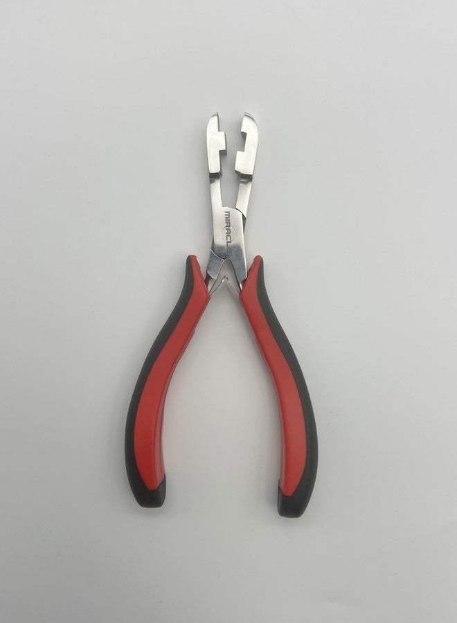 MIRACLE K-Tip Hair Extension Bond Crusher Pliers for Removing Keratin Fusion Bonds, Stainless Steel Cutout Jaw Breaker Tool for Pre-Bonded Extensions, Salon-Grade – Single-Notch Design - Image 5